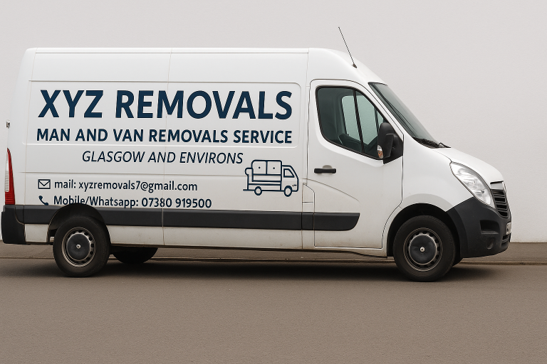 XYZ REMOVAL SERVICES: MAN WITH VAN HIRE IN LANARKSHIRE, SCOTLAND & ENGLAND & LOCAL 