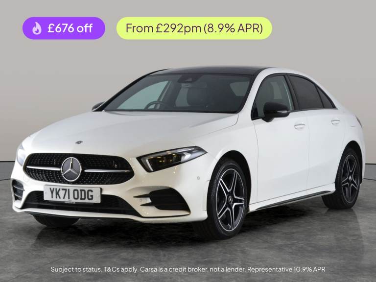 image for 2021 Mercedes-Benz A-Class 1.3 A250e 15.6kWh AMG Line Edition (Premium Plus) Saloon 4dr Petrol Pl...