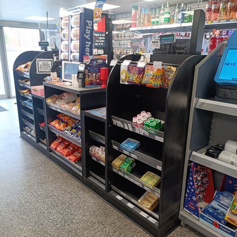 used retail shop counter
