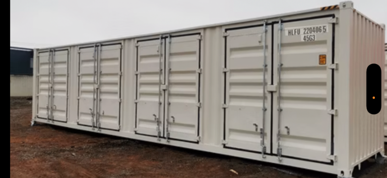 40ft container (with 4 side doors)