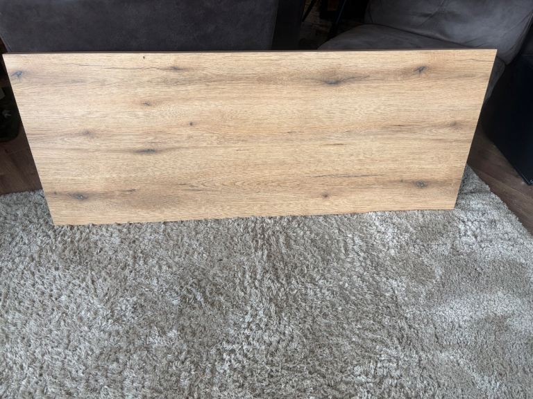 Coast Evoke Oak - Square Edge Breakfast Bar