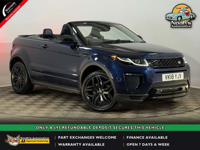 2018 RANGE ROVER EVOQUE HSE DYNAMIC 2.0 DIESEL AUTOMATIC 4WD CONVERTIBLE 180 BHP