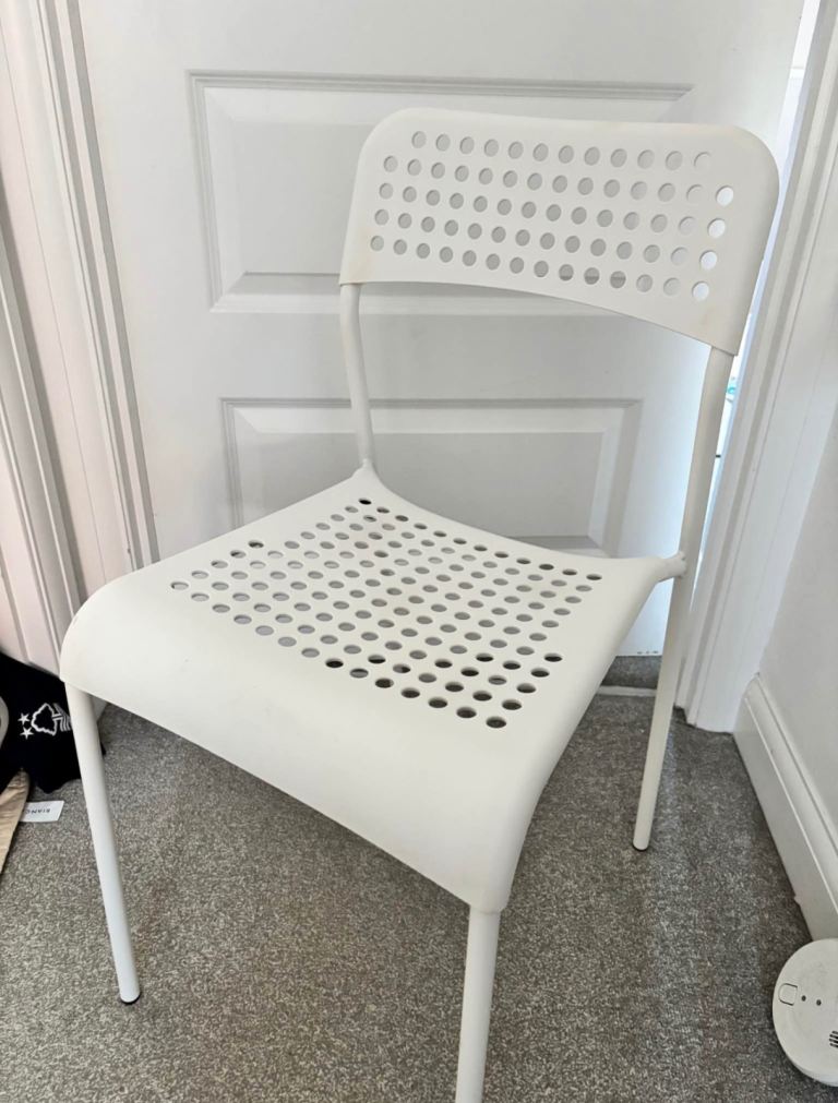 image for İkea white chair