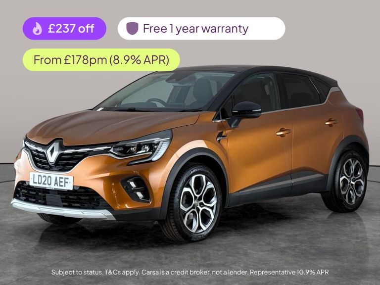 2020 Renault Captur 1.3 TCE 130 S Edition 5dr EDC HATCHBACK PETROL Automatic