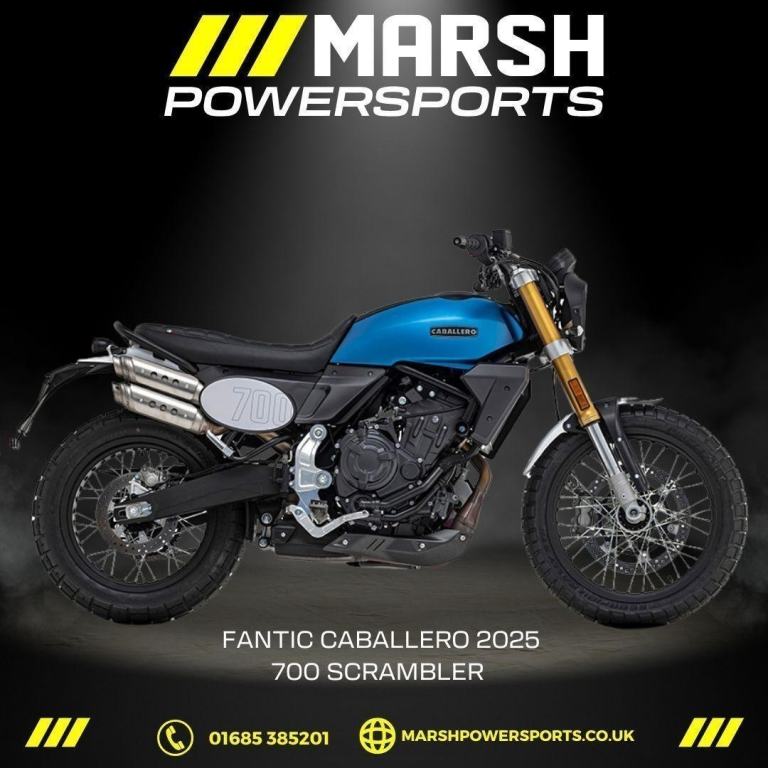 Fantic Caballero Scrambler 700 2025 - Fantic Main Dealer - Reserve Today!