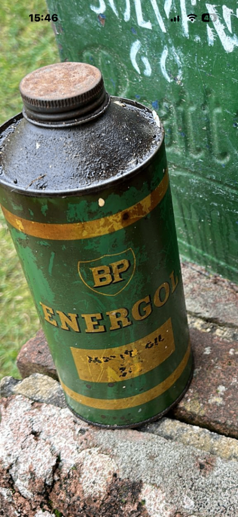 BP Energol Oil Can