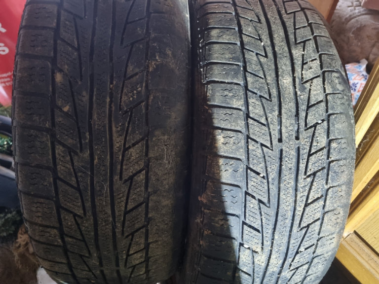  Snow tyres Vauxhall spare wheel