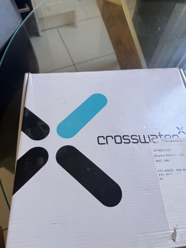Crosswater 300mm stainless steel shower head 