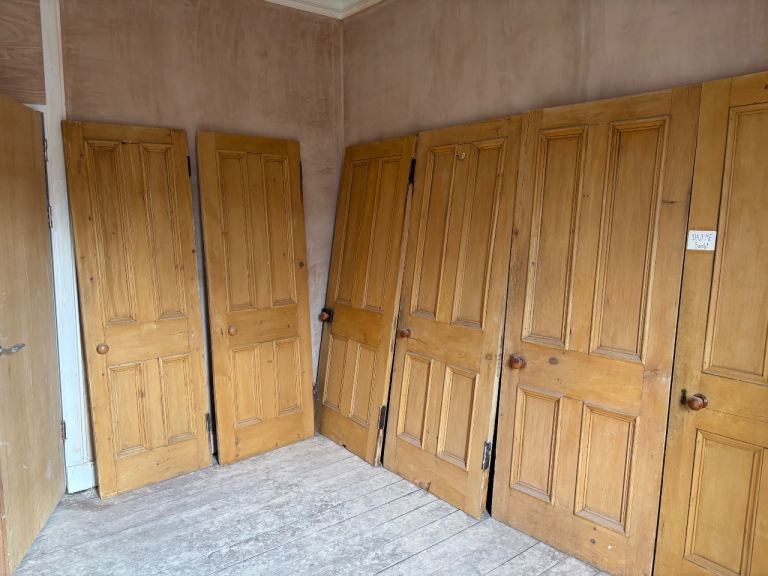 Original Victorian Oak doors 