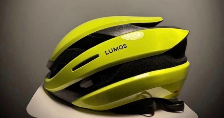 Lumos Ultra Smart Bike Helmet – M/L, Electric Lime, Waterproof