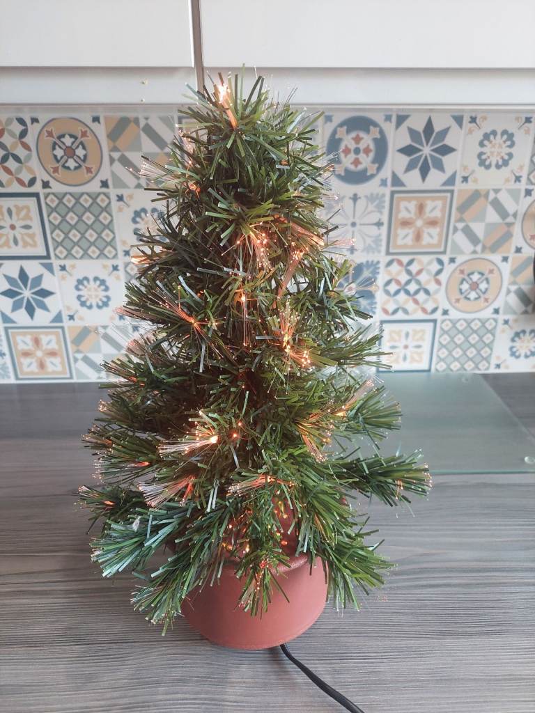 Fibre optic Christmas tree 
