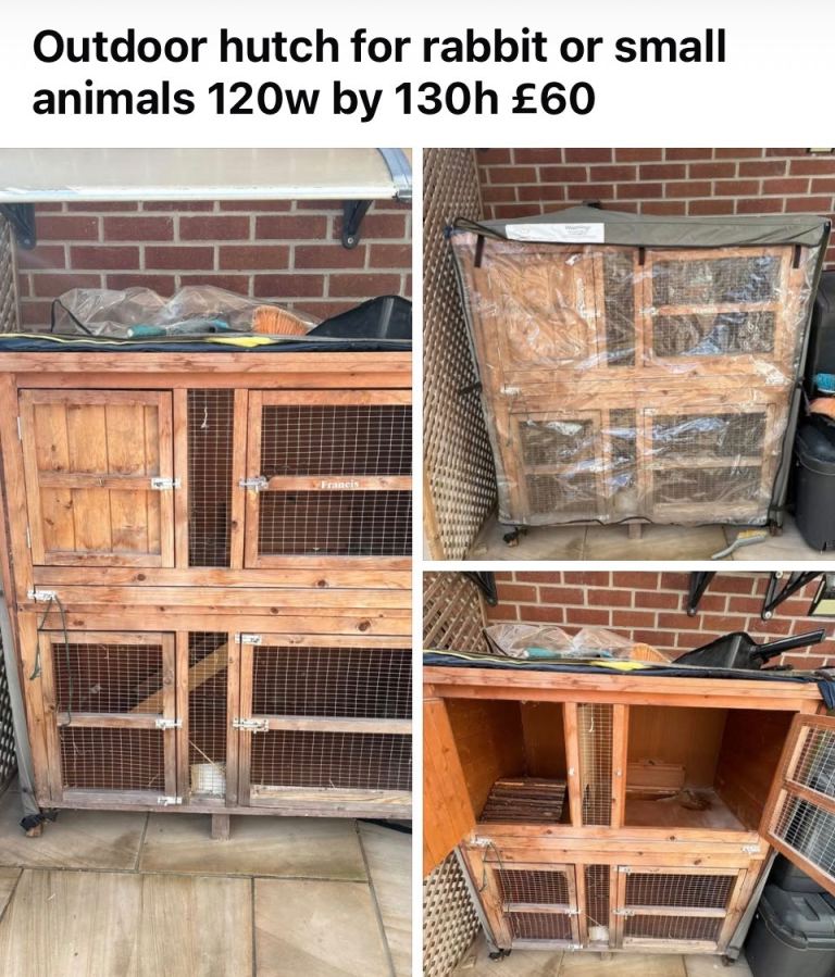 Rabbit hutch. 2 floor. Good condition 