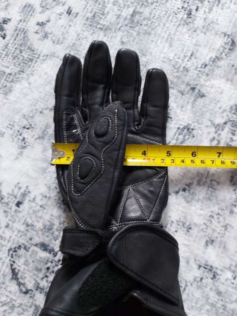 Leather Motorbike Gloves.Size 2XL.