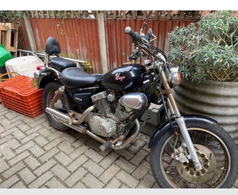 That’s a Yamaha Virago, a classic Japanese V-twin cruiser