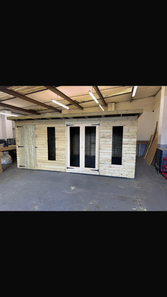 Combi shed and summer house 17x13