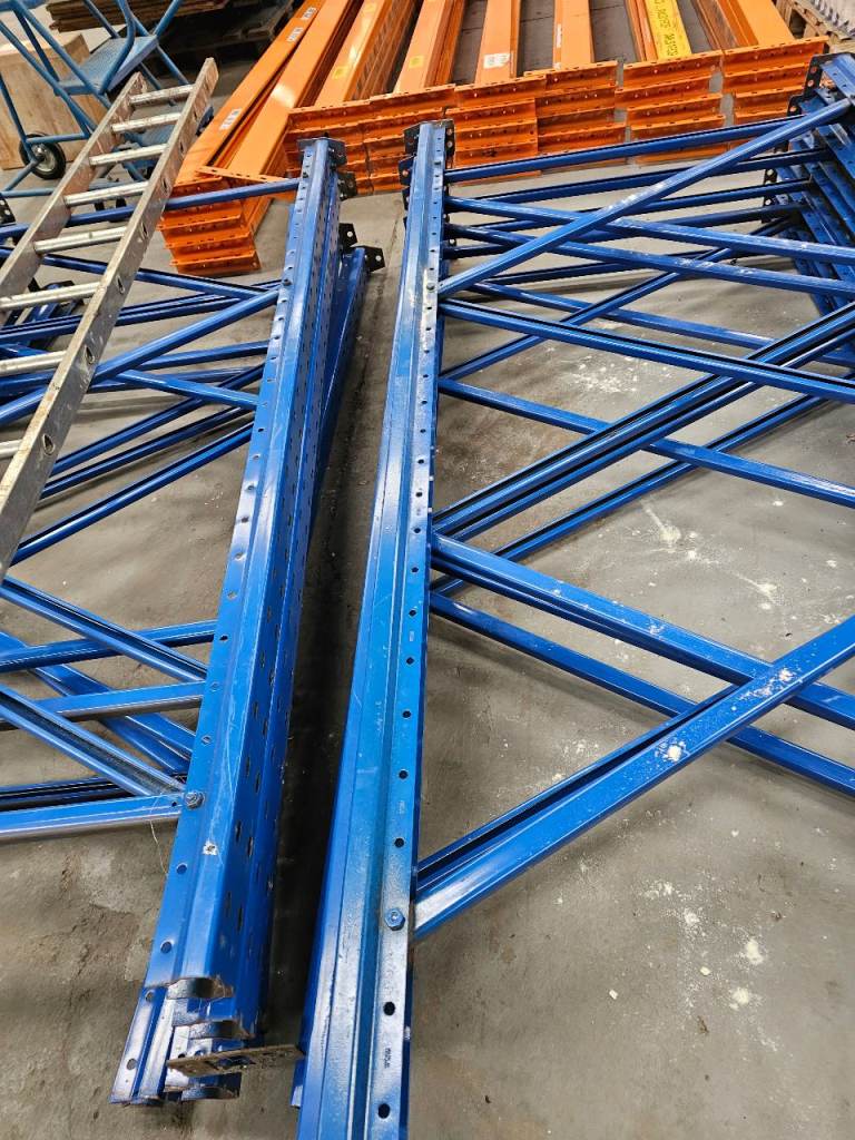 warehouse racks and crossbars
