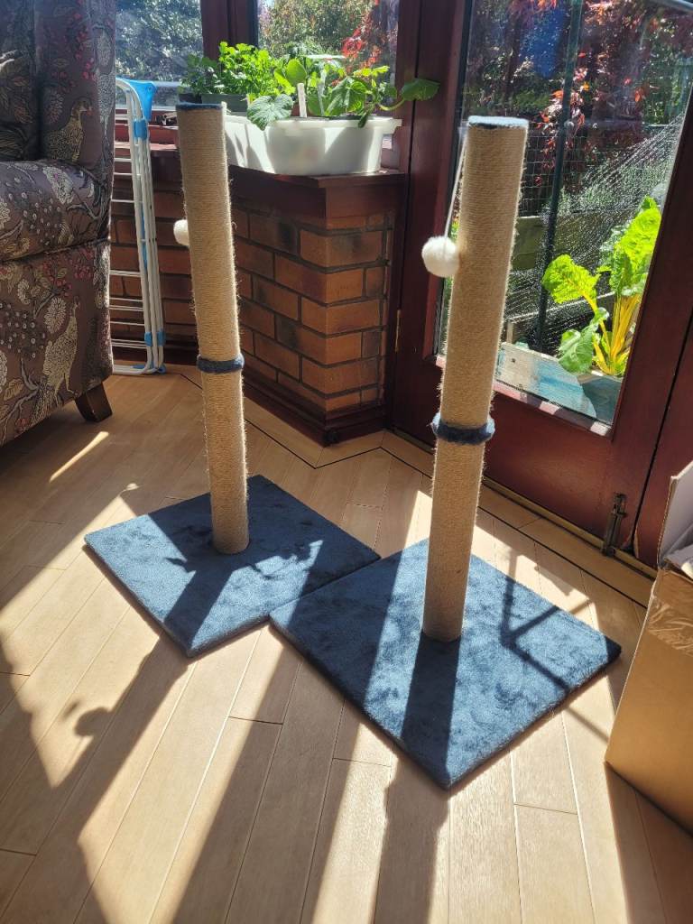 2 x like new double scratching posts