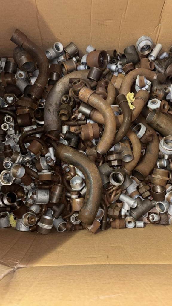 Pipe fitting various job lot