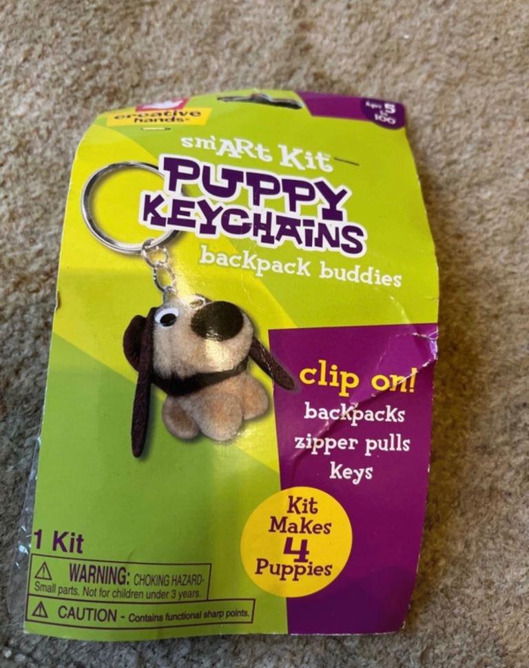 Puppy key chain kit New