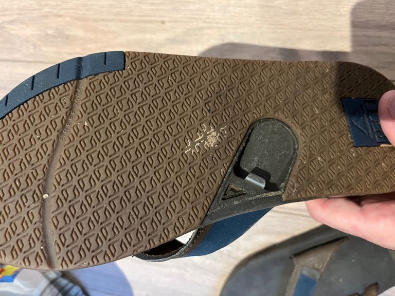 image for Reef flip flops with sole beer opener!! 