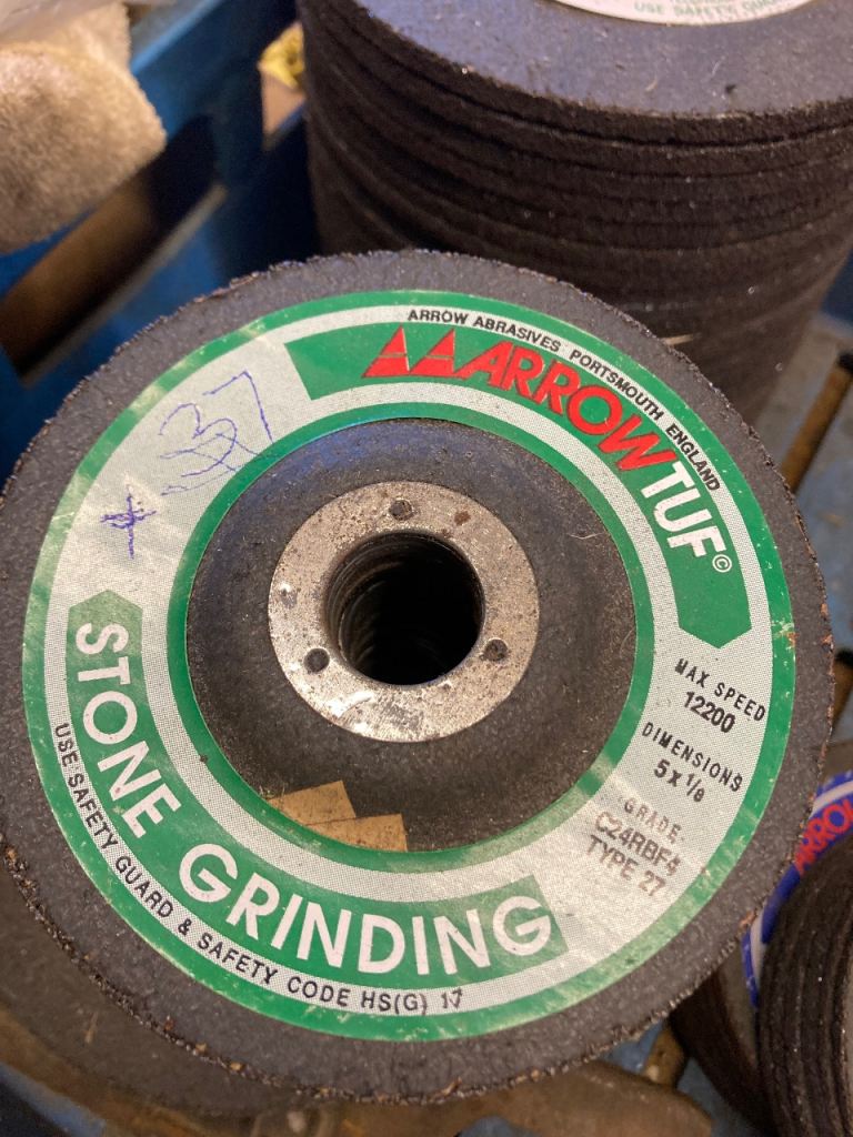 Arrow Tuf Stone 5 inch Grinding & Metal Cutting Discs - Various Sizes