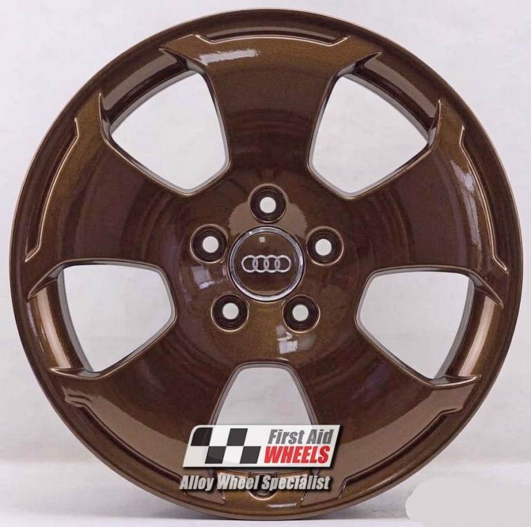 R156BR SWAP for Ours AUDI A3 8P 4X 17'' GENUINE 5 HOLE IMOLA BRONZE ALLOY WHEELS