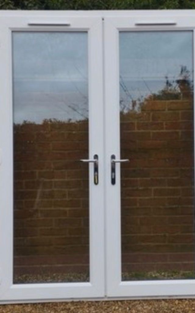 Double glazed French doors 