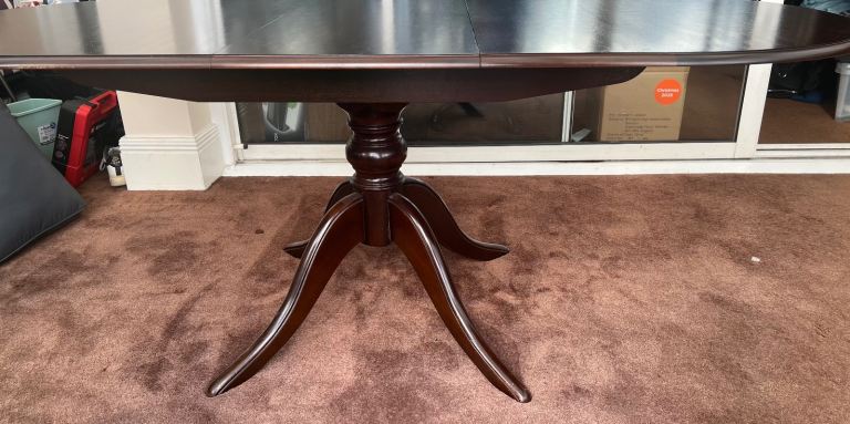 Stag Extendable Dining Table & 6 Chairs – Classic Vintage Set