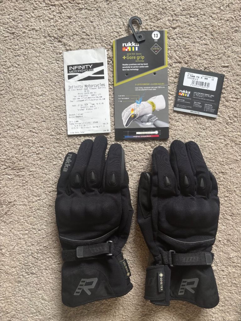 Rukka Virium 2.0 Goretex Gloves Sz13