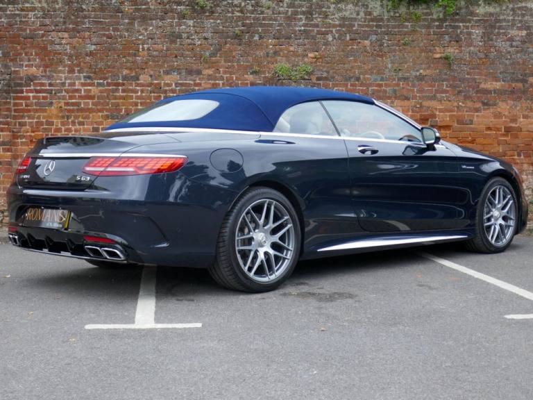 2018 Mercedes-Benz S-Class 4.0 S63 V8 BiTurbo AMG S Cabriolet 2dr Petrol SpdS MCT Euro 6 (s/s) (6...