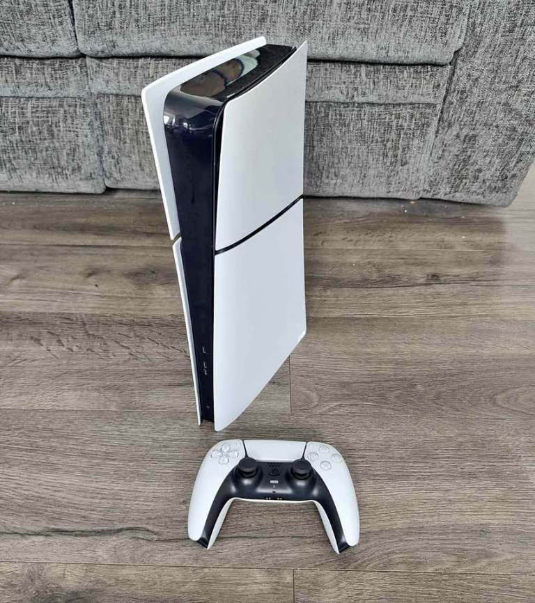 PS5 2 Games 1TB Slim Digital Edition Console with 1 Controller