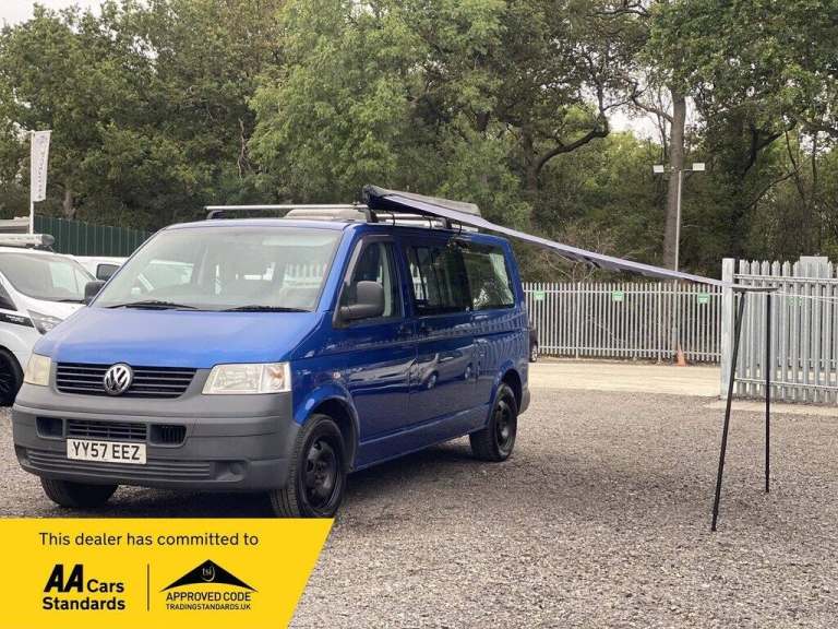 2007 Volkswagen Transporter 2.5 TDi PD T32 FWD L3 SOLAR-DOUBLE BED-FRIDGE-AWNING-BICYCLE RACKS-ST...
