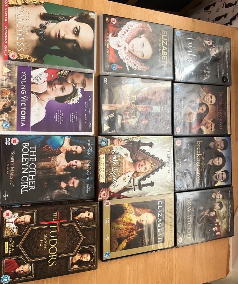 DVDs Bundle - The Tudors, Twilight, various Queen  classics