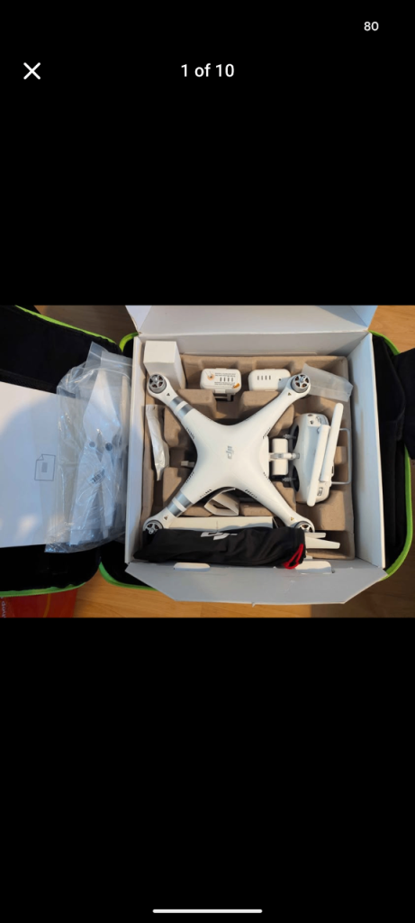 Dji Phantom 3 advanced drone with all accessories + drone Max backpack great condition