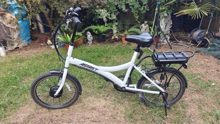 White Assist Electric Bike - Good Condition, Ready to Ride