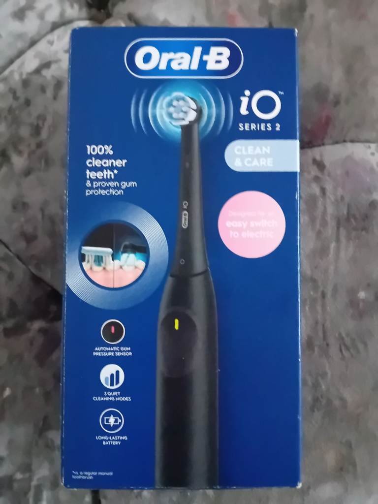 Brand new boxed Oral-B iO Series 2 black electric toothbrush