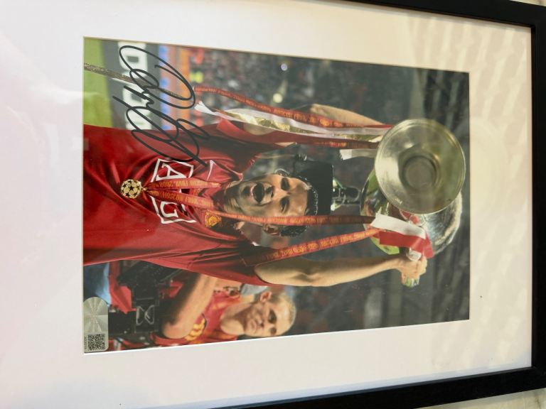 Signed memorabilia 