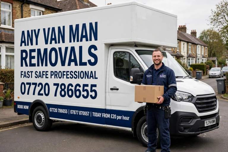 MAN AND VAN / REMOVALS - House Moves, Man with Van, Van Hire - From £20 P/H