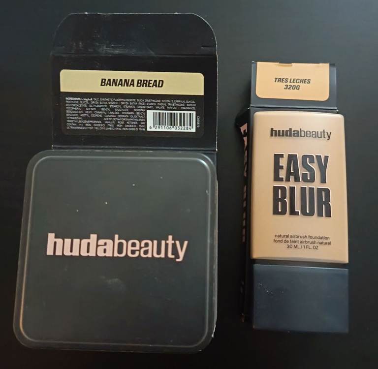 Huda Foundation / Easy bake powder and Hair dye 