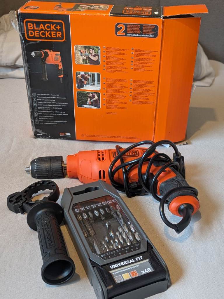 Black and Decker electric power drill 