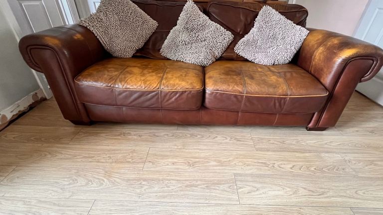 3 seater sofa and 2 chairs FREE