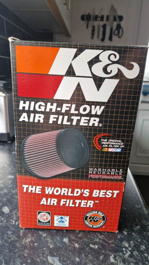 K&N HIGH-FLOW AIR FILTER