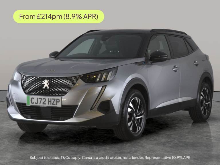 2023 Peugeot E-2008 50kWh GT SUV 5dr Electric Auto (7kW Charger) (136 ps) - LED - REVERSE CAM - S...