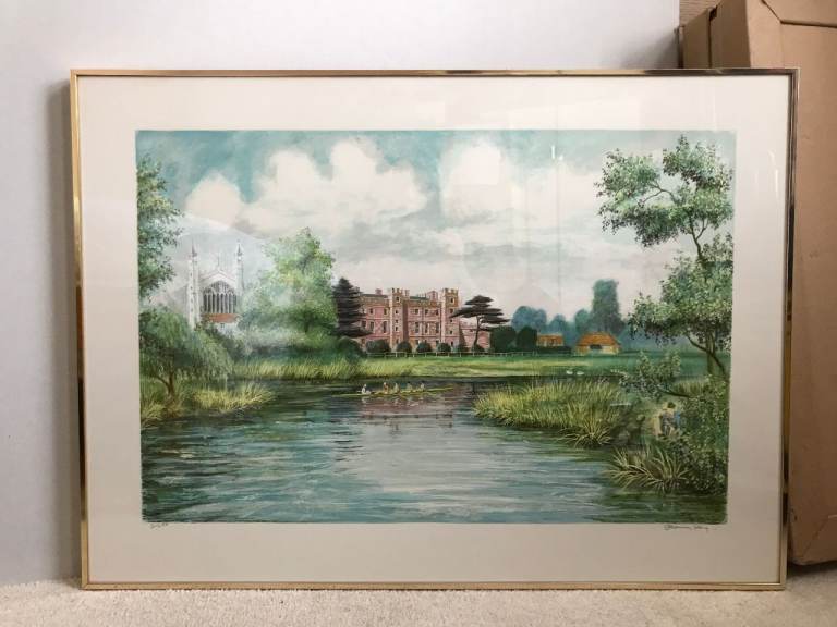 Jeremy King `Eton`, signed limited edition framed print 