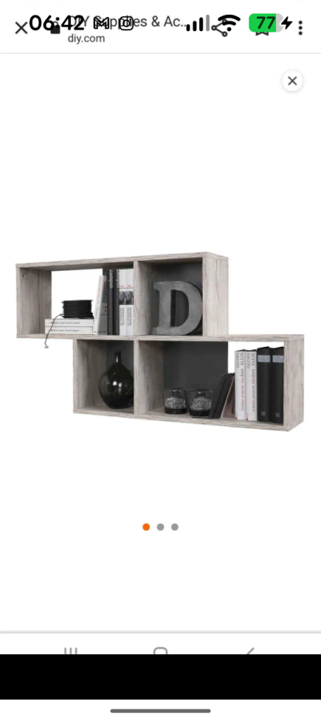 Wall mounted shelves 