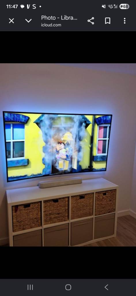 Ikea kallax with boxes 