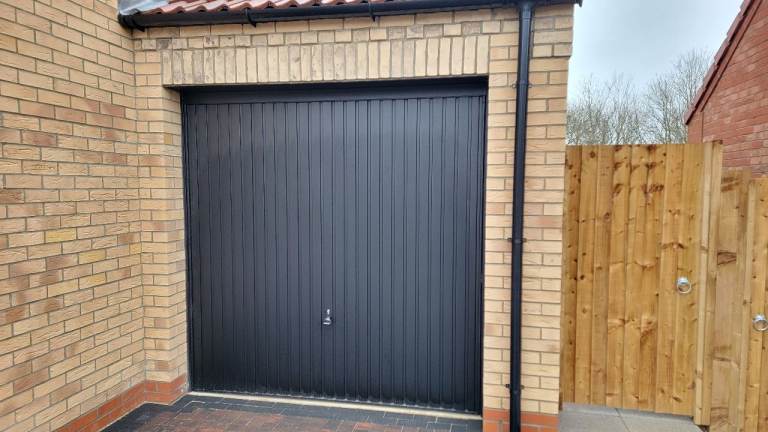 Canopy Type Single Garage Door And Frame.Bargain!