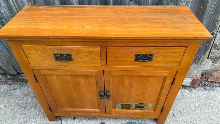 Free to collector solid oak unit