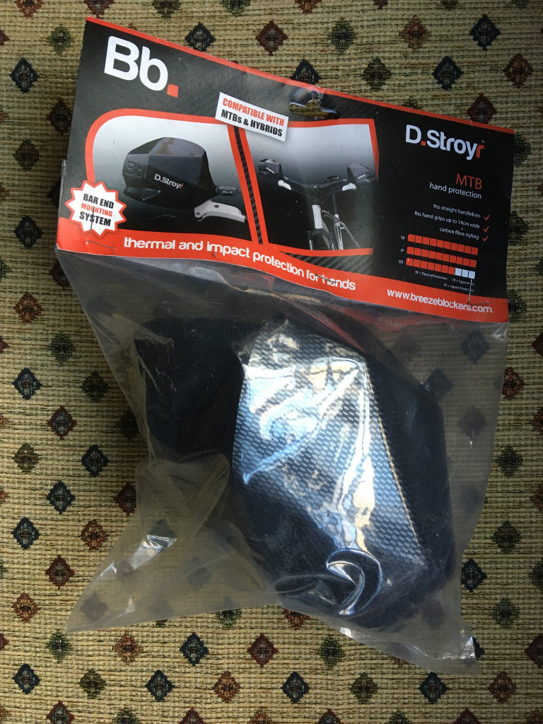 Breeze Blockers D.stroyr Mountainbike and hybrid cycle handlebar wind deflectors