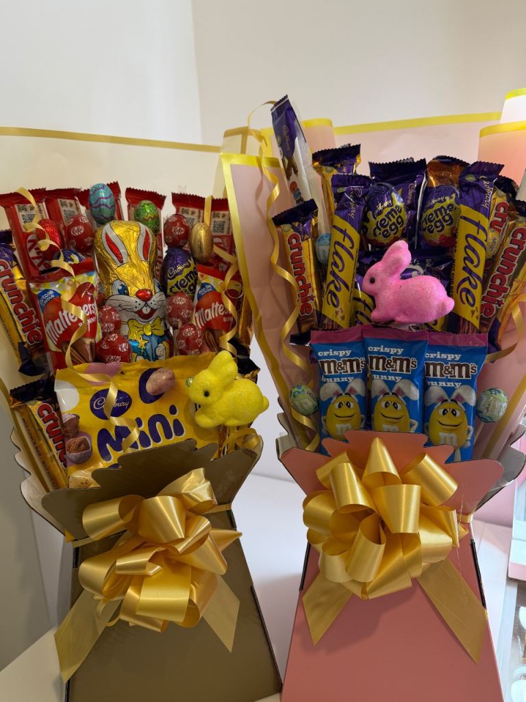 Easter hamper bouquet chocolate gifts 